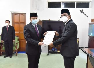Dilantik Sebagai Pj Sekda, Gus Muhdlor Tugaskan Andjar Kawal Proyek Strategis