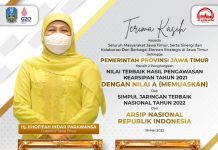 Jatim Raih 2 Penghargaan dari Arsip Nasional RI, Begini Pesan Gubernur Khofifah