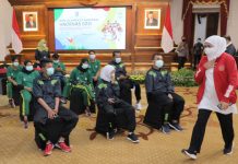Khofifah Dukung Penuh Kejuaraan Bulu Tangkis Piala Gubernur 2022 Demi Pembibitan Atlet Bulu Tangkis Jawa Timur