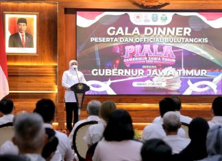 Kejuaraan Bulutangkis Piala Gubernur Dimulai, Gubernur Khofifah: Ini Ajang Pencarian Bibit Atlet Berbakat