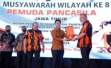 Wagub Emil Dardak Hadiri Muswil ke-8 Pemuda Pancasila (PP) Jatim, Berharap PP Ikut Bangun Kemandirian Masyarakat