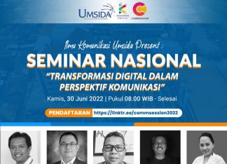 Prodi Ilmu Komunikasi Universitas Muhammadiyah Sidoarjo Gelar Commsession