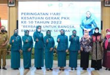 Peringati HKG PKK ke-50, TP PKK Berkomitmen Ikut Berkontribusi Membangun Sidoarjo