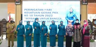 Peringati HKG PKK ke-50, TP PKK Berkomitmen Ikut Berkontribusi Membangun Sidoarjo