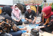 Hadiri Pelatihan Membatik Masker Painting, Begini Pesan Ketua Dekranasda Sidoarjo