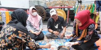 Hadiri Pelatihan Membatik Masker Painting, Begini Pesan Ketua Dekranasda Sidoarjo