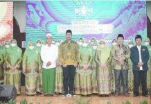 Gubernur Khofifah dan Gus Muhdlor Hadiri Pelantikan PC Muslimat NU Sidoarjo Masa Bakti 2022-2027