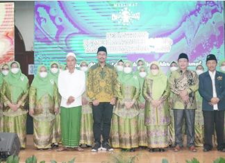 Gubernur Khofifah dan Gus Muhdlor Hadiri Pelantikan PC Muslimat NU Sidoarjo Masa Bakti 2022-2027