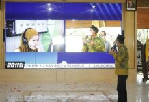Bupati Sidoarjo Melaunching Call Center 112, Layanan 24 Jam Respons Cepat