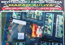 Maket Revitalisasi Makam Ulama Ponpes Sono Sidoarjo, Parkir Luas Ada Pendoponya