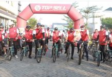 Polresta Sidoarjo Gelar Fun Bike Jelang HUT ke-76 Bhayangkara