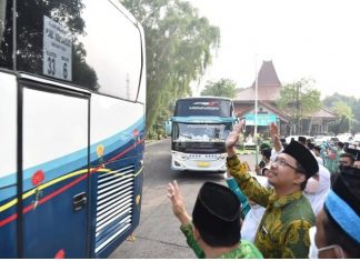 Bupati Gus Muhdlor Berangkatkan Kloter Terakhir CJH Asal Sidoarjo
