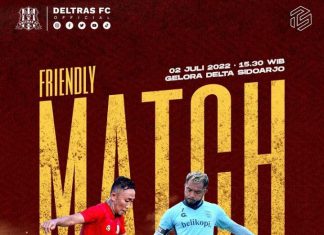 Akhir Pekan Ini, Deltras Uji Coba Lawan Persela di Gelora Delta Sidoarjo