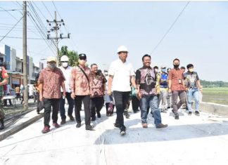Betonisasi Jalan Jatikalang-Pawindo Krian Selesai Pertengahan Juli, Gus Muhdlor: Lebih Cepat dari Target