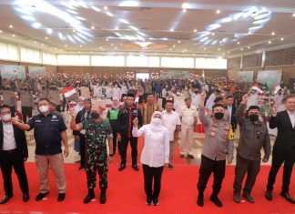 Peringati HANI , Gubernur Khofifah Serukan Jaga Kualitas Generasi Bangsa, Perang Tanpa Akhir Melawan Narkoba
