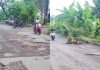 Pengendara Keluhkan Jalan Berlubang di Bulusidokare Sidoarjo, Berharap Segera Diperbaiki