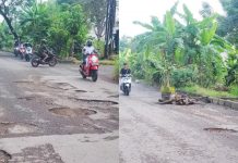 Pengendara Keluhkan Jalan Berlubang di Bulusidokare Sidoarjo, Berharap Segera Diperbaiki