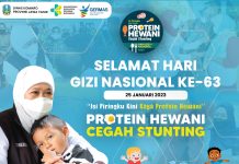 Peringati Hari Gizi Nasional, Gubernur Jawa Timur Khofifah Indar Parawansa Berharap Peningkatan Konsumsi Protein Hewani untuk Cegah Stunting Peringati Hari Gizi Nasional, Gubernur Jawa Timur Khofifah Indar Parawansa Berharap Peningkatan Konsumsi Protein Hewani untuk Cegah Stunting
