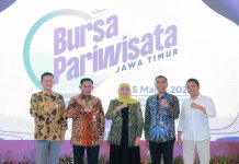 Buka Bursa Pariwisata Jatim 2023, Gubernur Khofifah Tekankan Semangat IKI (Inspirasif, Kolaborasi dan Inovasi) Optimalkan Sektor Pariwisata Buka Bursa Pariwisata Jatim 2023, Gubernur Khofifah Tekankan Semangat IKI (Inspirasif, Kolaborasi dan Inovasi) Optimalkan Sektor Pariwisata