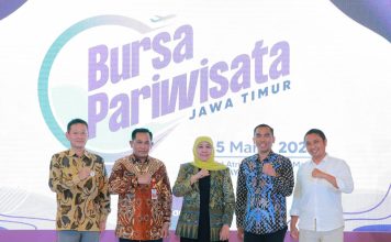 Buka Bursa Pariwisata Jatim 2023, Gubernur Khofifah Tekankan Semangat IKI (Inspirasif, Kolaborasi dan Inovasi) Optimalkan Sektor Pariwisata Buka Bursa Pariwisata Jatim 2023, Gubernur Khofifah Tekankan Semangat IKI (Inspirasif, Kolaborasi dan Inovasi) Optimalkan Sektor Pariwisata