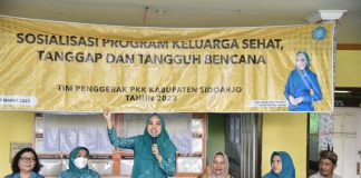 Ratusan Kader PKK Sidoarjo Mengikuti Program Keluarga Sehat, Tangguh dan Tanggap Bencana Ratusan Kader PKK Sidoarjo Mengikuti Program Keluarga Sehat, Tangguh dan Tanggap Bencana
