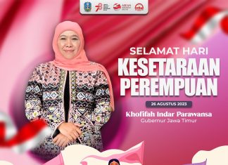 Di Hari Kesetaraan Perempuan, Gubernur Khofifah Ajak Perempuan Tingkatkan Kualitas SDM di Semua Lini Di Hari Kesetaraan Perempuan, Gubernur Khofifah Ajak Perempuan Tingkatkan Kualitas SDM di Semua Lini