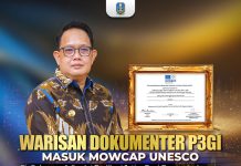 Warisan Dokumenter P3GI Masuk MOWCAP UNESCO, Pj. Gubernur Adhy Sebut Ini Dedikasi Jatim Bagi Bangsa Indonesia Warisan Dokumenter P3GI Masuk MOWCAP UNESCO, Pj. Gubernur Adhy Sebut Ini Dedikasi Jatim Bagi Bangsa Indonesia