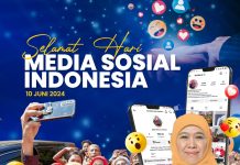 Khofifah Ajak Masyarakat Bijak Bermedia Sosial dan Manfaatkan untuk Tujuan Positif Terutama di Tahun Politik Khofifah Ajak Masyarakat Bijak Bermedia Sosial dan Manfaatkan untuk Tujuan Positif Terutama di Tahun Politik (foto : ist)