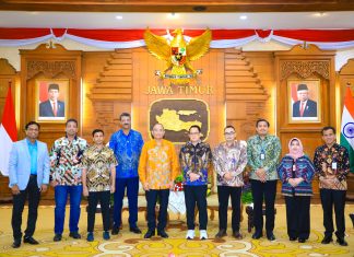 Terima Dubes India Untuk Indonesia dan Timor Leste di Grahadi, Pj. Gubernur Adhy Tawarkan Kerja Sama Di Beberapa Bidang Terima Dubes India Untuk Indonesia dan Timor Leste di Grahadi, Pj. Gubernur Adhy Tawarkan Kerja Sama Di Beberapa Bidang (foto : ist)