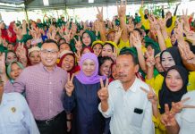 Pekerja Jatim Siap Menangkan Khofifah, Bentuk Terima Kasih Kuota Pendidikan Khusus Anak Buruh Pekerja Jatim Siap Menangkan Khofifah , Bentuk Terima Kasih Kuota Pendidikan Khusus Anak Buruh (foto : ist)