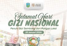 Di Hari Gizi Nasional, Gubernur Khofifah Komitmen Perkuat Gizi Masyarakat Lewat Jatim Sehat Sebagai Fondasi Peningkatan Kualitas SDM