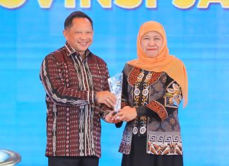 Jawa Timur Raih Penghargaan National Governance Awards 2026 Kategori Outstanding Province in Supporting Koperasi Desa Merah Putih Program