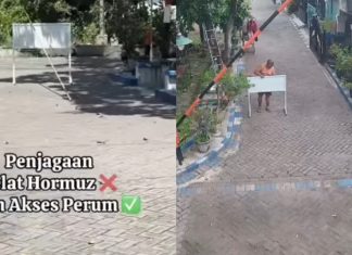 Beredar Video Bapak-bapak Diduga Sengaja Tutup hingga Berjaga di Jalanan Perum Sidoarjo, Warga Protes: Ini Fasum Pak!
