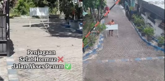 Beredar Video Bapak-bapak Diduga Sengaja Tutup hingga Berjaga di Jalanan Perum Sidoarjo, Warga Protes: Ini Fasum Pak!