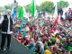 Gubernur Khofifah, Wagub Emil dan Forkopimda Jatim Bersama Ribuan Buruh Peringati May Day 2026 di Halaman Kantor Gubernur Jawa Timur