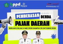 Pemkab Sidoarjo Bebaskan Denda Pajak hingga Oktober 2026, Warga Diminta Memanfaatkan Kesempatan
