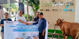 PT Terminal Teluk Lamong Laksanakan Program Pelindo Berbagi Hewan Kurban, 12 Sapi dan 21 Kambing Buat Masyarakat Sekitarnya