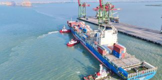 COSCO Pilih Terminal Teluk Lamong, Arus Petikemas International Tumbuh Lebih Dari 90%