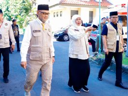 Gubernur Khofifah Bersama Menteri Haji dan Umrah Sambut Kepulangan Jamaah Haji Kloter Terakhir Debarkasi Surabaya Musim 1447 H/2026