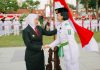 Gubernur Khofifah Kukuhkan 76 Paskibraka Jatim untuk HUT ke-81 Kemerdekaan RI, Tegaskan Amanah Jaga dan Perkuat Semangat NKRI