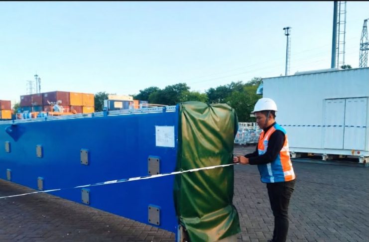 PT Terminal Teluk Lamong Perkuat Kapasitas TPK Nilam Melalui Penambahan E-RTG Ramah Lingkungan