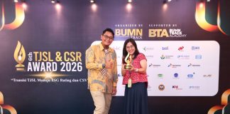 Dorong Kemandirian Ekonomi Masyarakat Pesisir, PT Terminal Teluk Lamong Raih Penghargaan Kategori Gold Dalam Ajang TJSL & CSR Award 2026