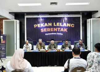 Optimalkan Penerimaan Negara, DJP Jawa Timur Bersatu Gelar Lelang Serentak 69 Aset Sitaan