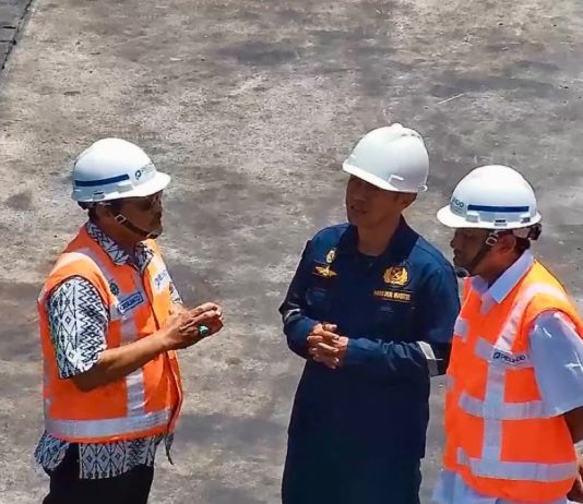 KSOP Utama Tanjung Perak Tinjau Kesiapan E-RTG Baru di Terminal Petikemas Nilam